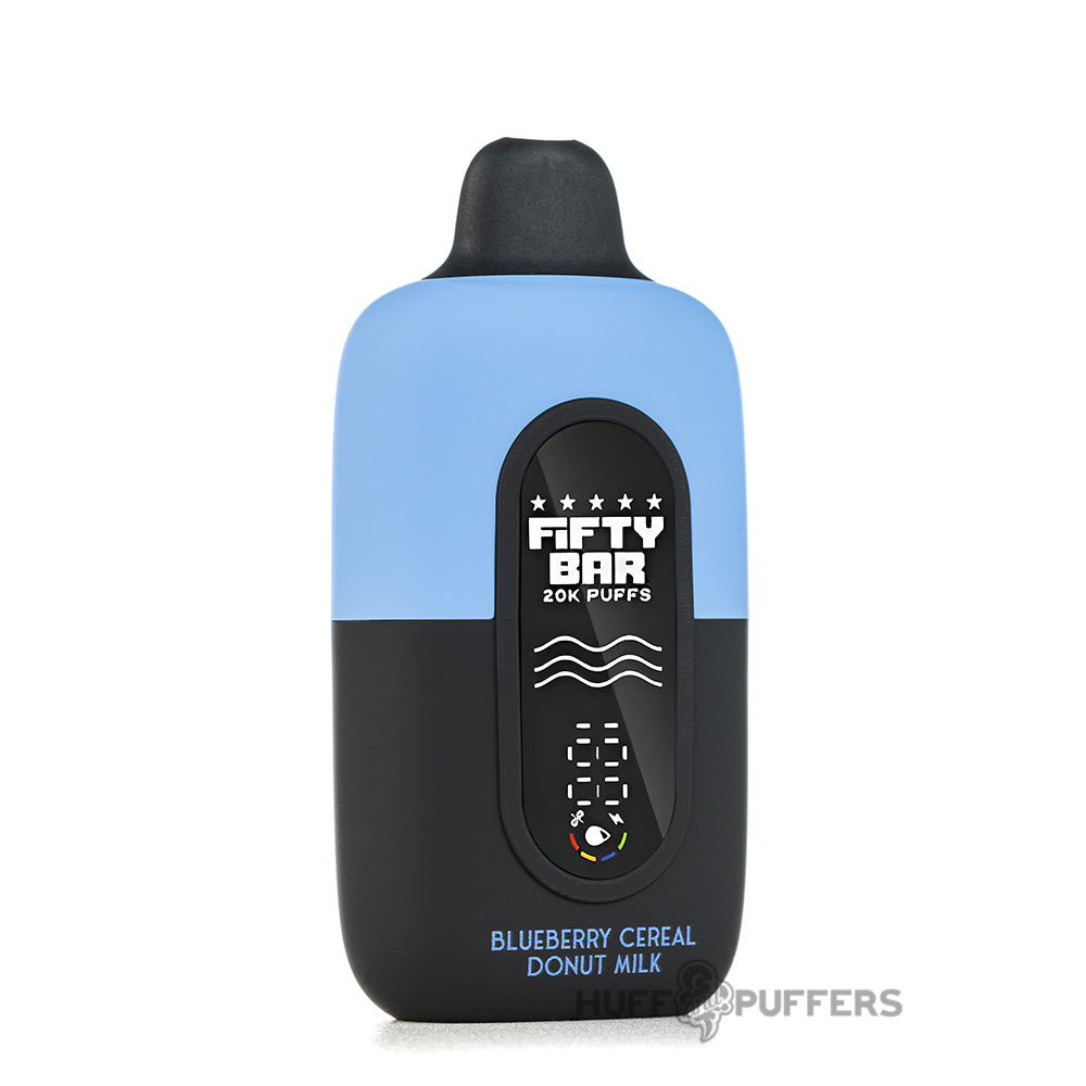 fifty bar 20k vape blueberry cereal donut milk