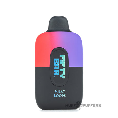fifty bar disposable vape milky loops