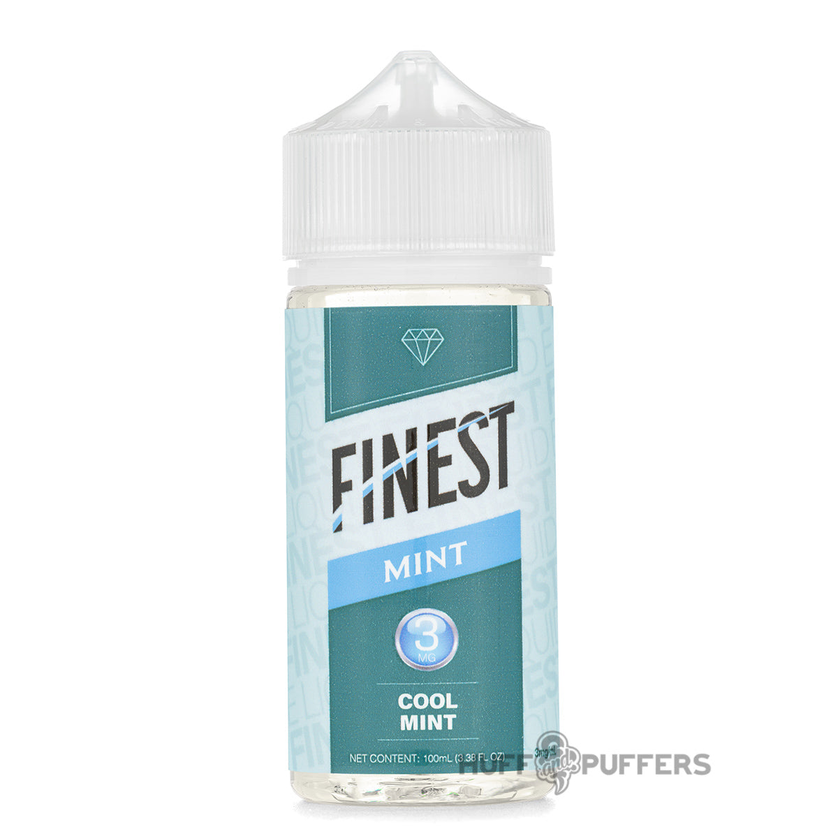 Finest Cool Mint 100mL e-juice bottle