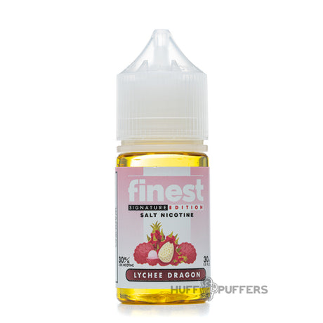 finest signature edition salt nicotine lychee dragon 30ml e-juice bottle