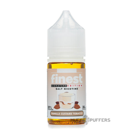 finest signature edition salt vanilla custard tobacco