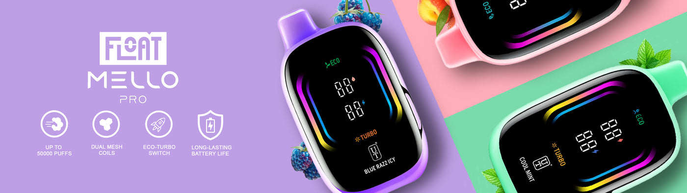 Float Mello Pro Disposable Vape desktop banner