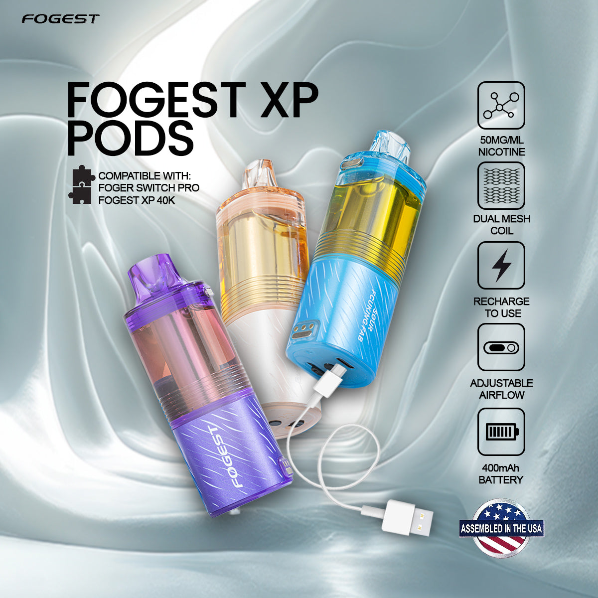 Fogest XP 40K Pod features