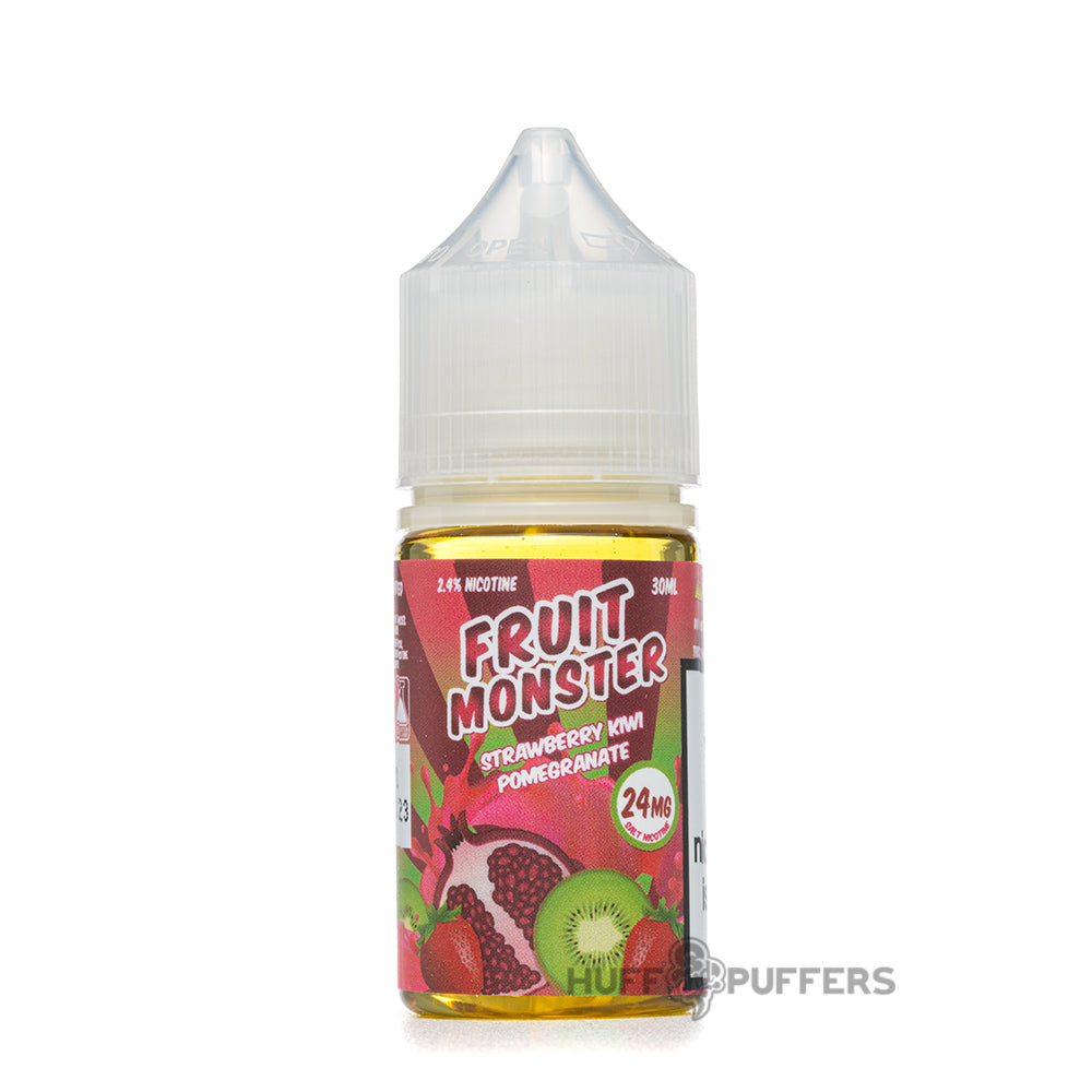 fruit monster salt strawberry kiwi pomegranate 30ml e-juice bottle