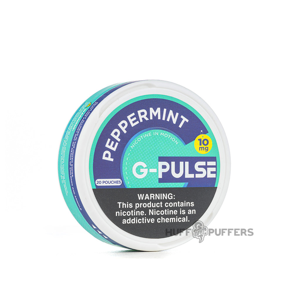 g-pulse peppermint nicotine pouches 10mg