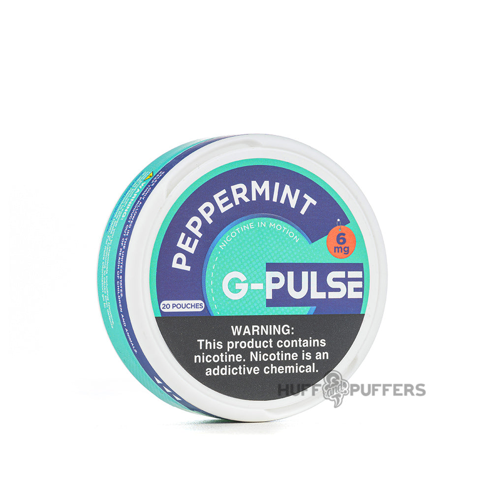 g-pulse peppermint nicotine pouches 6mg