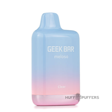 geek bar meloso max disposable vape clear