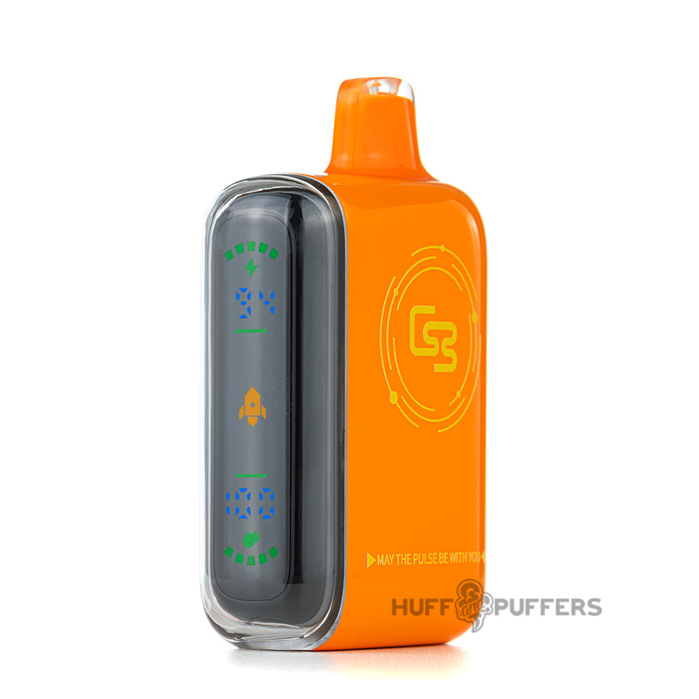 geek bar pulse disposable vape front LED view