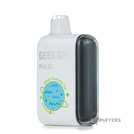 geek bar pulse disposable vape white gummy ice