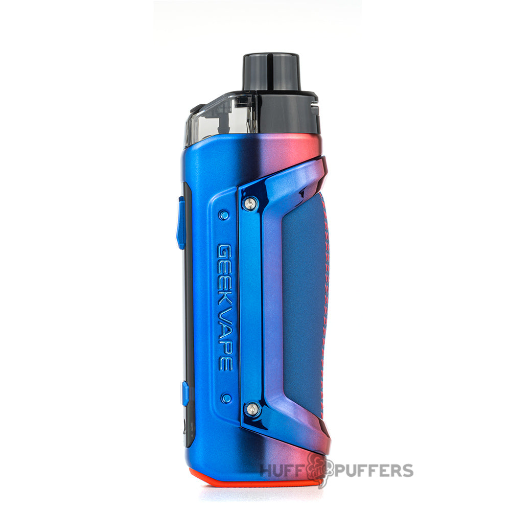 geekvape b100 kit (boost pro 2) blue red side view