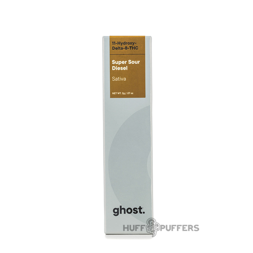 ghost delta 11 and delta 8 disposable 2g sour diesel