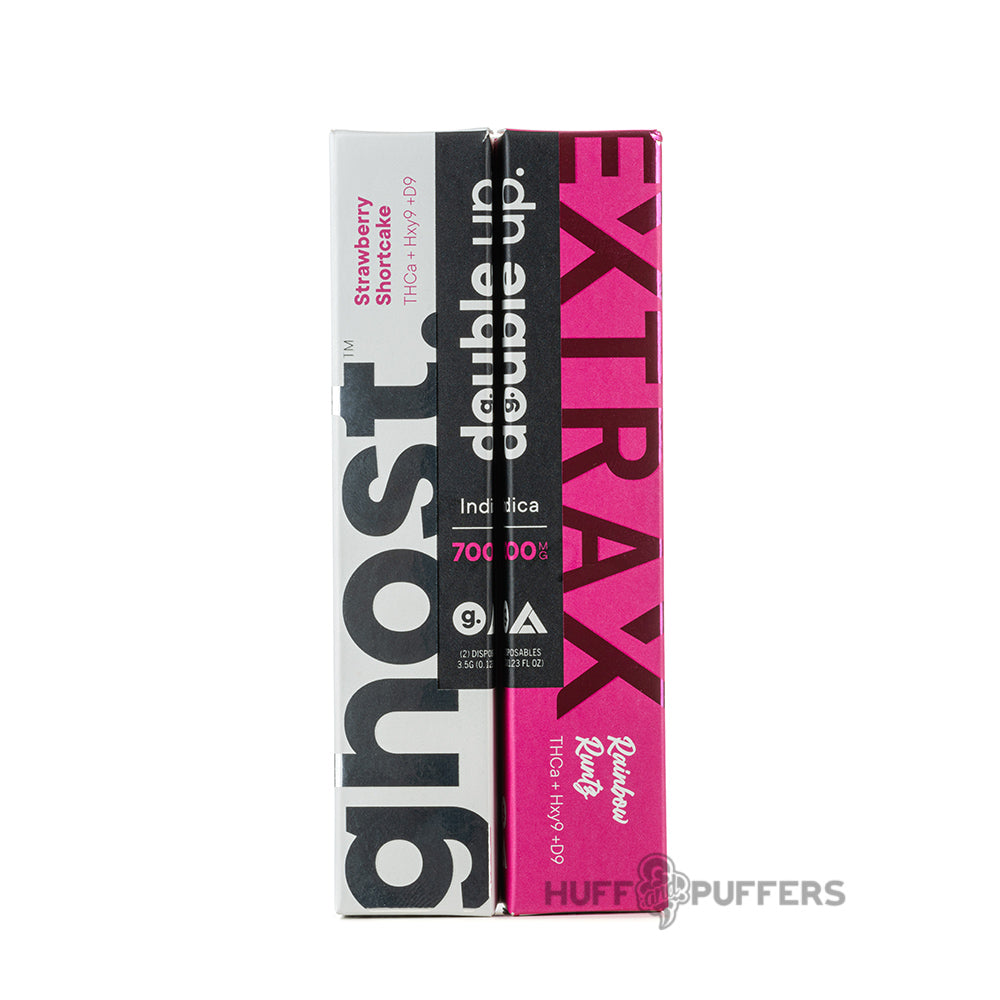 ghost extra double up disposable strawberry shortcake x rainbow runtz
