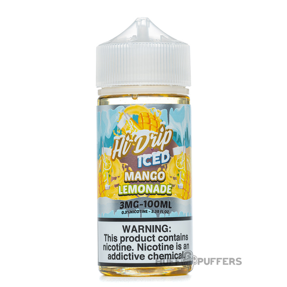 hi-drip iced mango lemonade 100ml e-juice bottle