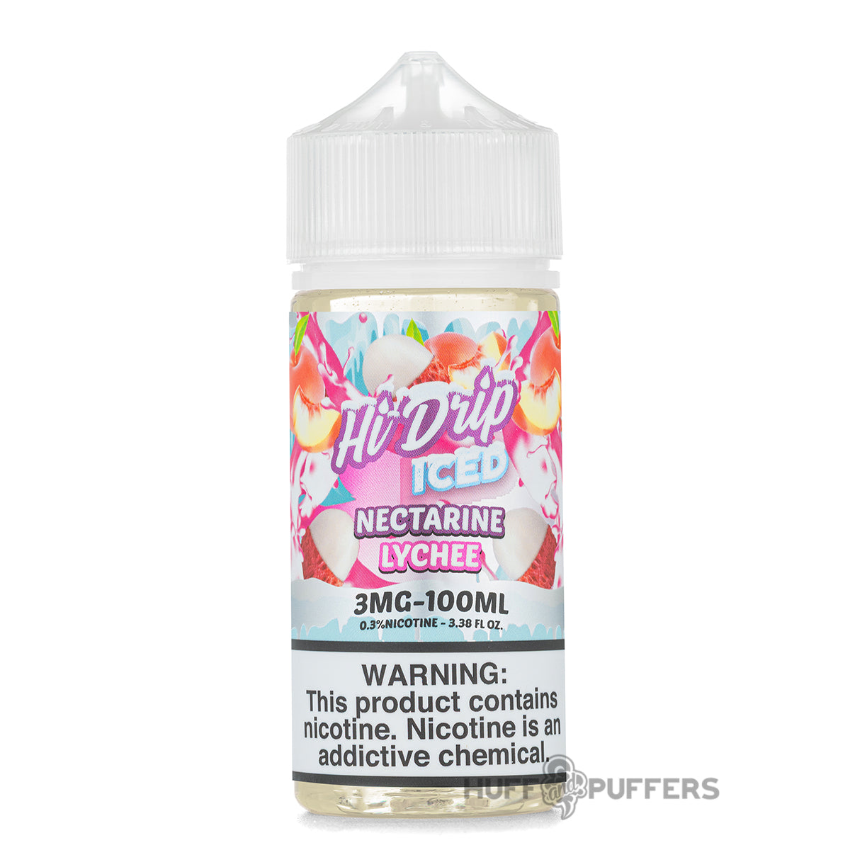 Iced Nectarine Lychee E-Liquid | Hi-Drip 100mL Iced Nectarine Lychee E-Liquid | Hi-Drip 100mL