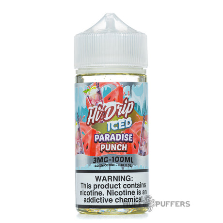 hi-drip paradise punch 100ml e-juice bottle