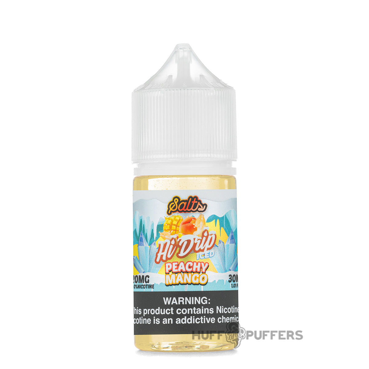 Iced Peachy Mango Salt Nicotine E-liquid | Hi-Drip Iced Peachy Mango Salt Nicotine E-liquid | Hi-Drip