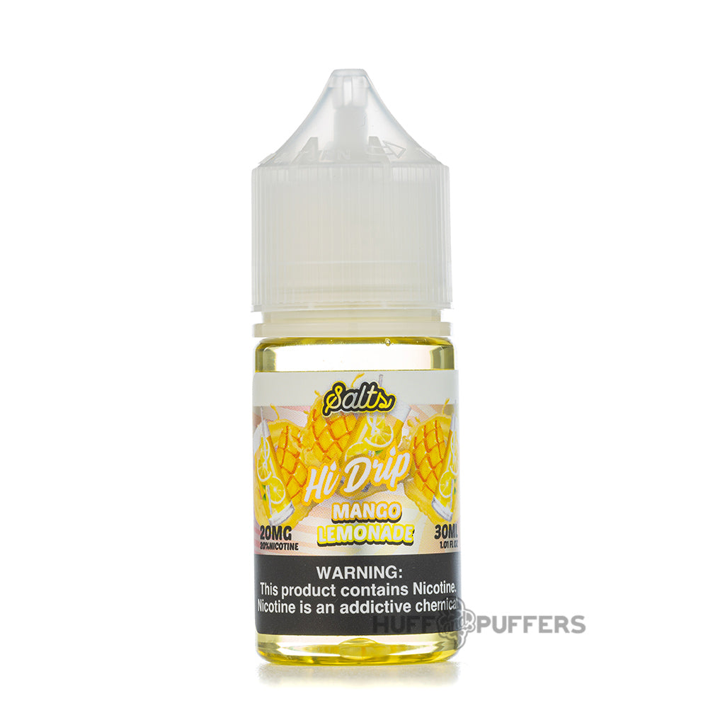 hi-drip salts mango lemonade 30ml e-juice bottle