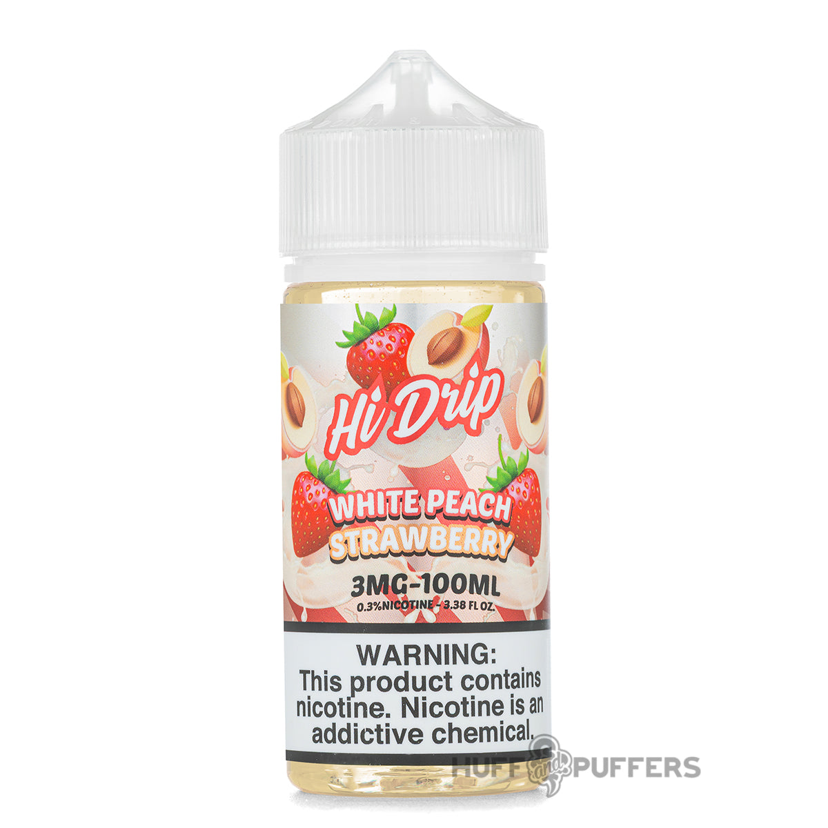 White Peach Strawberry E-Juice | Hi-Drip $12.99 White Peach Strawberry E-Juice | Hi-Drip $12.99