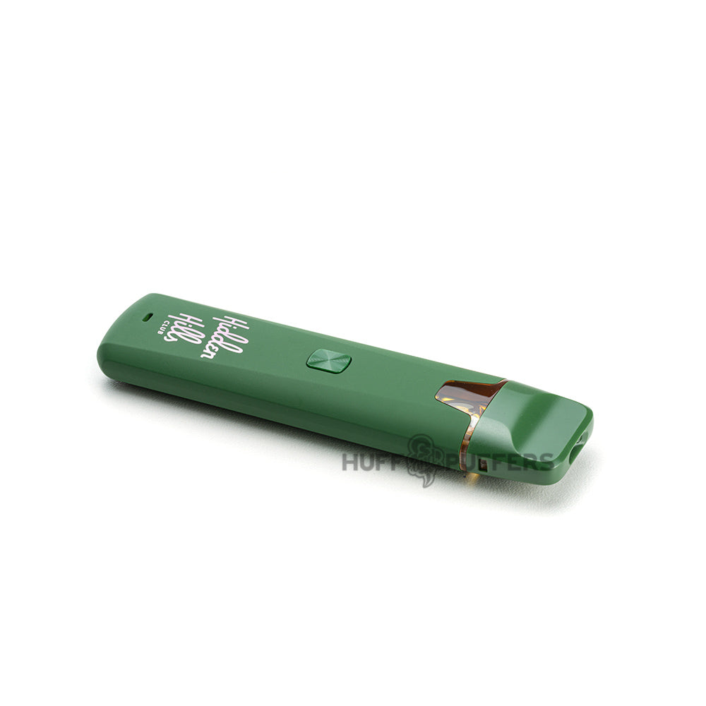 hidden hills club disposable device laying down view of mouthpiece