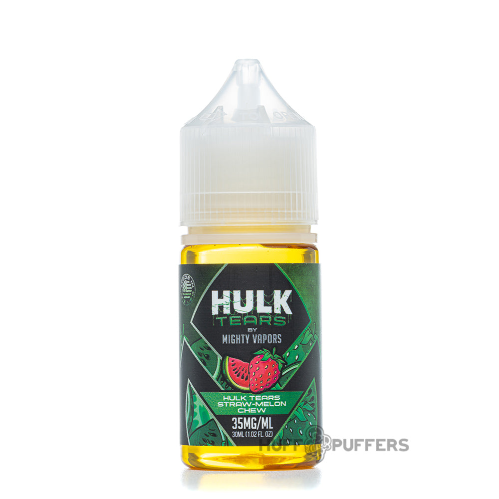 Hulk Tears Salt Nicotine - Straw-Melon Chew E-Juice 30mL Hulk Tears Salt Nicotine - Straw-Melon Chew E-Juice 30mL