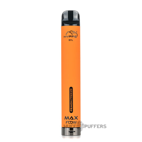 hyppe max flow disposable vape peach freeze