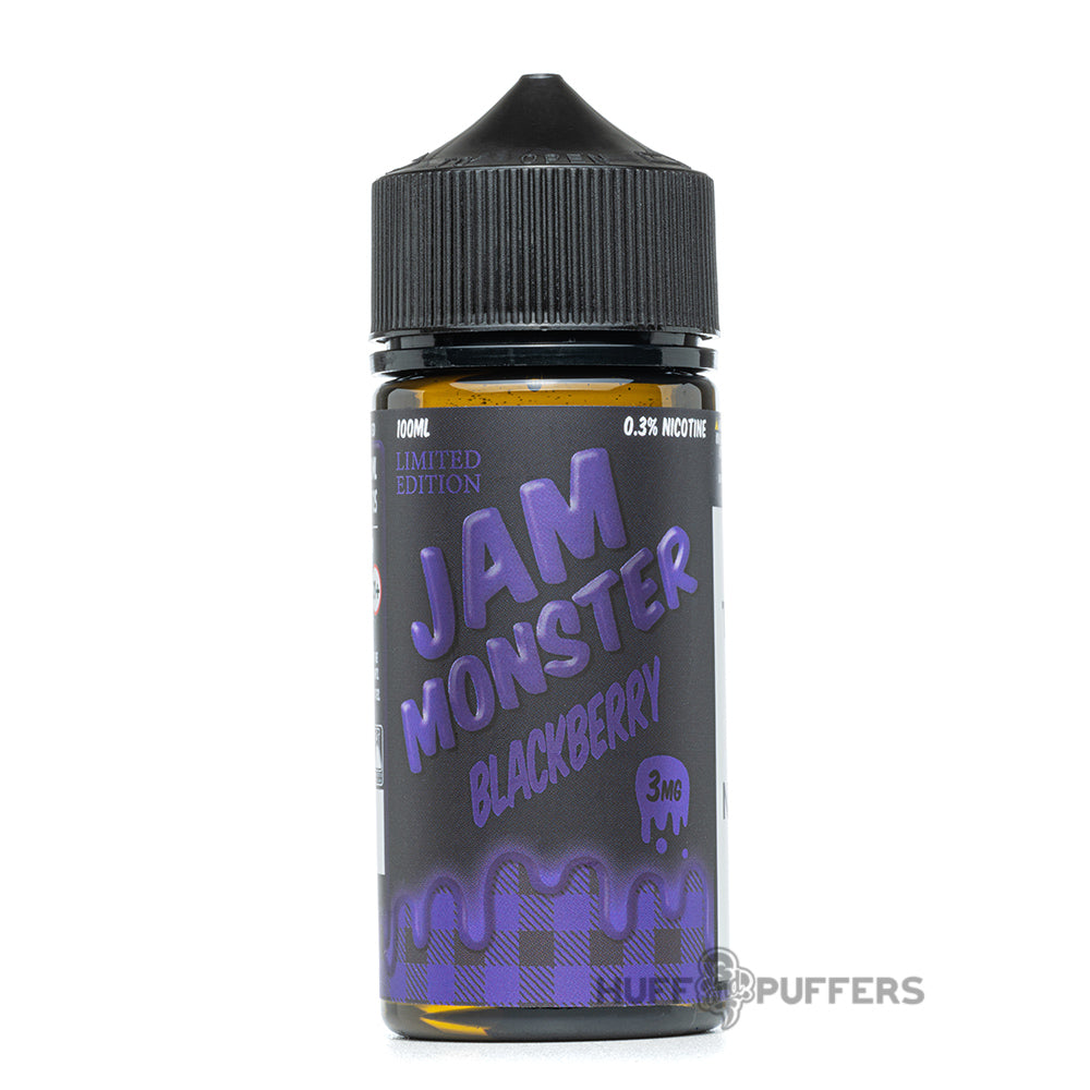 jam monster blackberry 100ml e-juice bottle