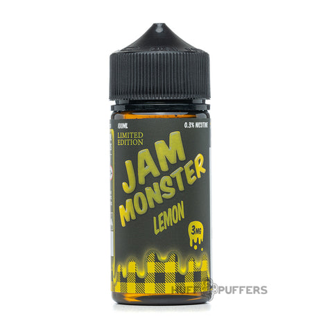jam monster lemon 100ml e-juice bottle