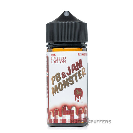 pb & jam monster strawberry 100ml e-juice bottle