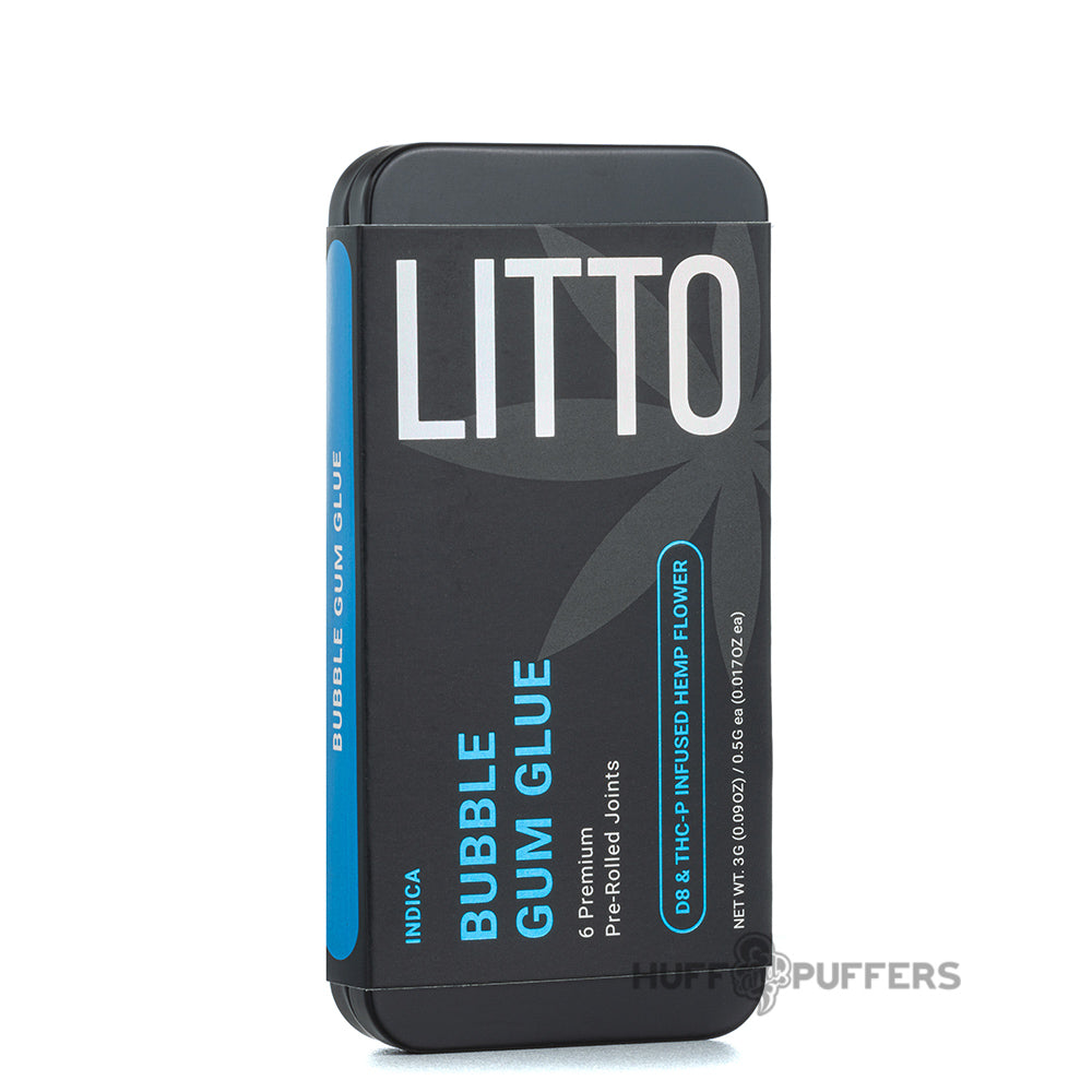 littoe 6 premium pre-rolled joints bubble gum glue