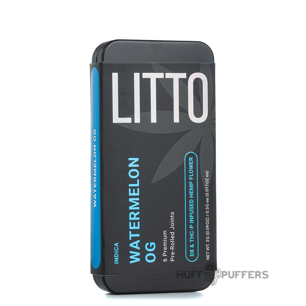 littoe 6 premium pre-rolled joints watermelon og