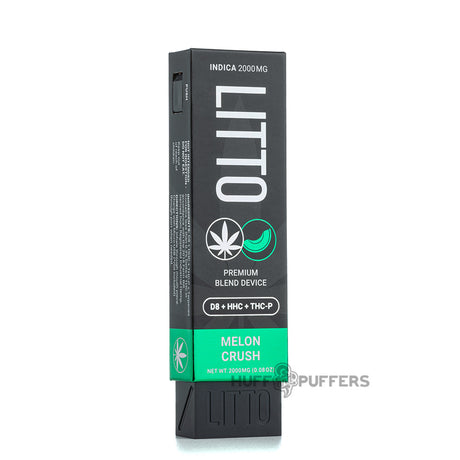 litto disposable device d8 + hhc + thc-p melon crush