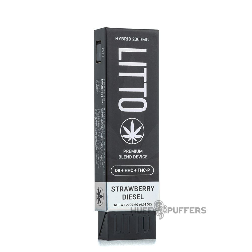 litto disposable device d8 + hhc + thc-p strawberry diesel