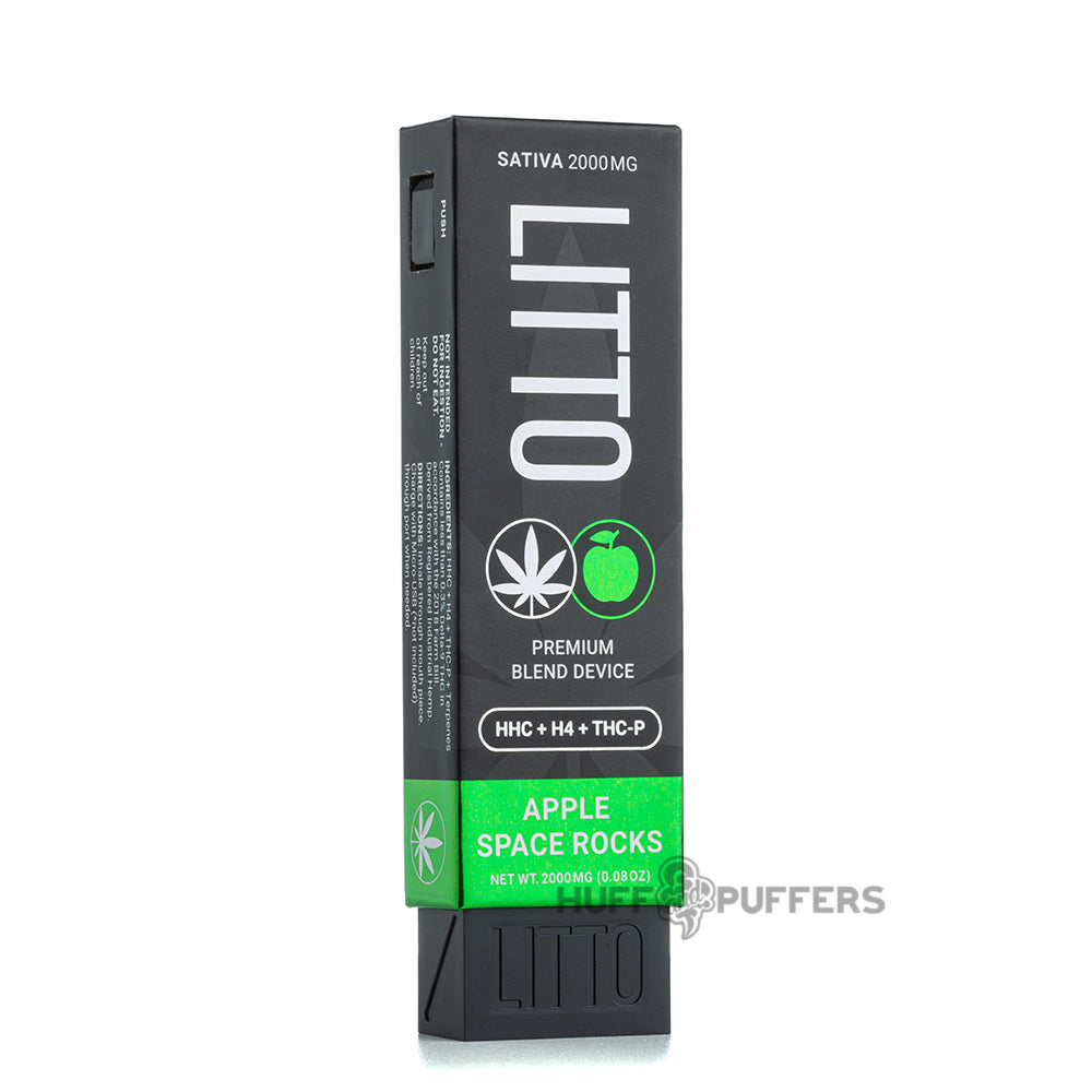 litto disposable device hhc + h4 + thc-p apple space rocks
