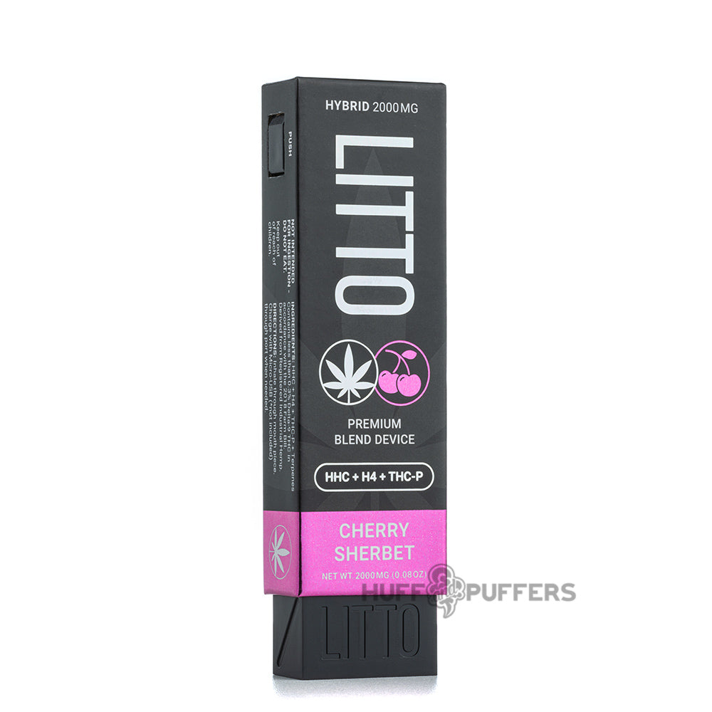 litto disposable device hhc + h4 + thc-p cherry sherbet