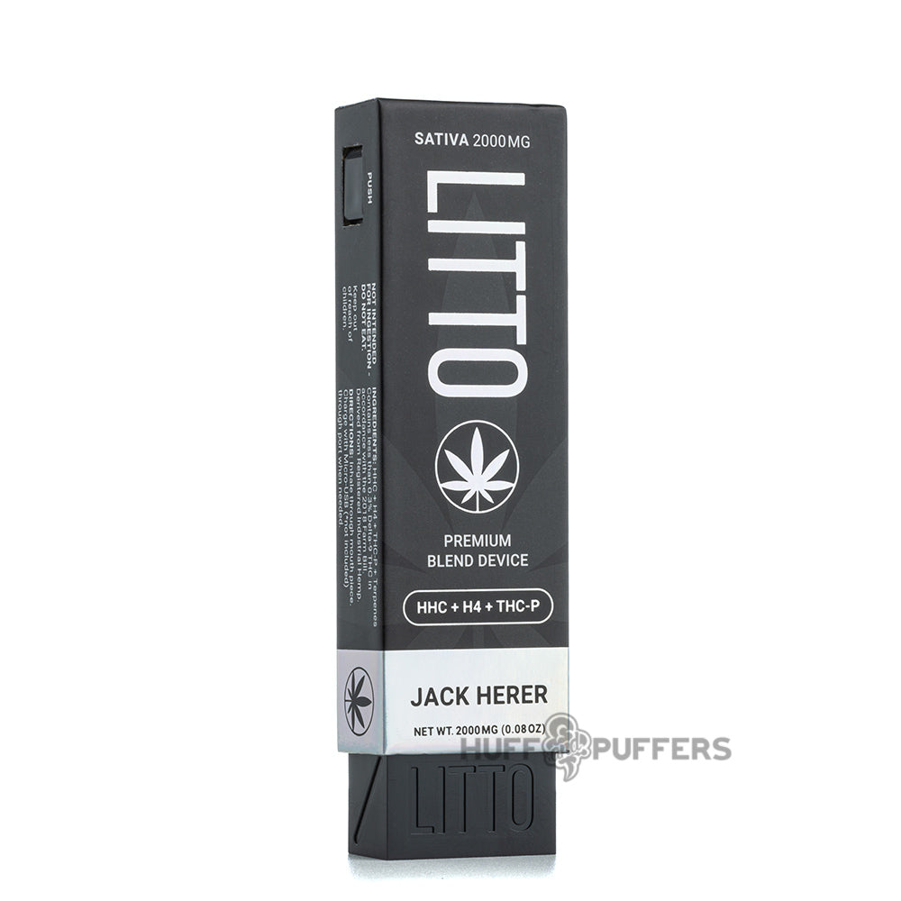 litto disposable device hhc + h4 + thc-p  jack herer