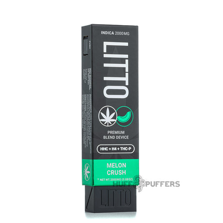 litto disposable device hhc + h4 + thc-p melon crush