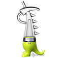 neon green lookah dinosaur electric dab rig