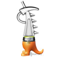 orange lookah dinosaur electric dab rig