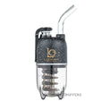 black silver spatter lookah dragon egg dab rig