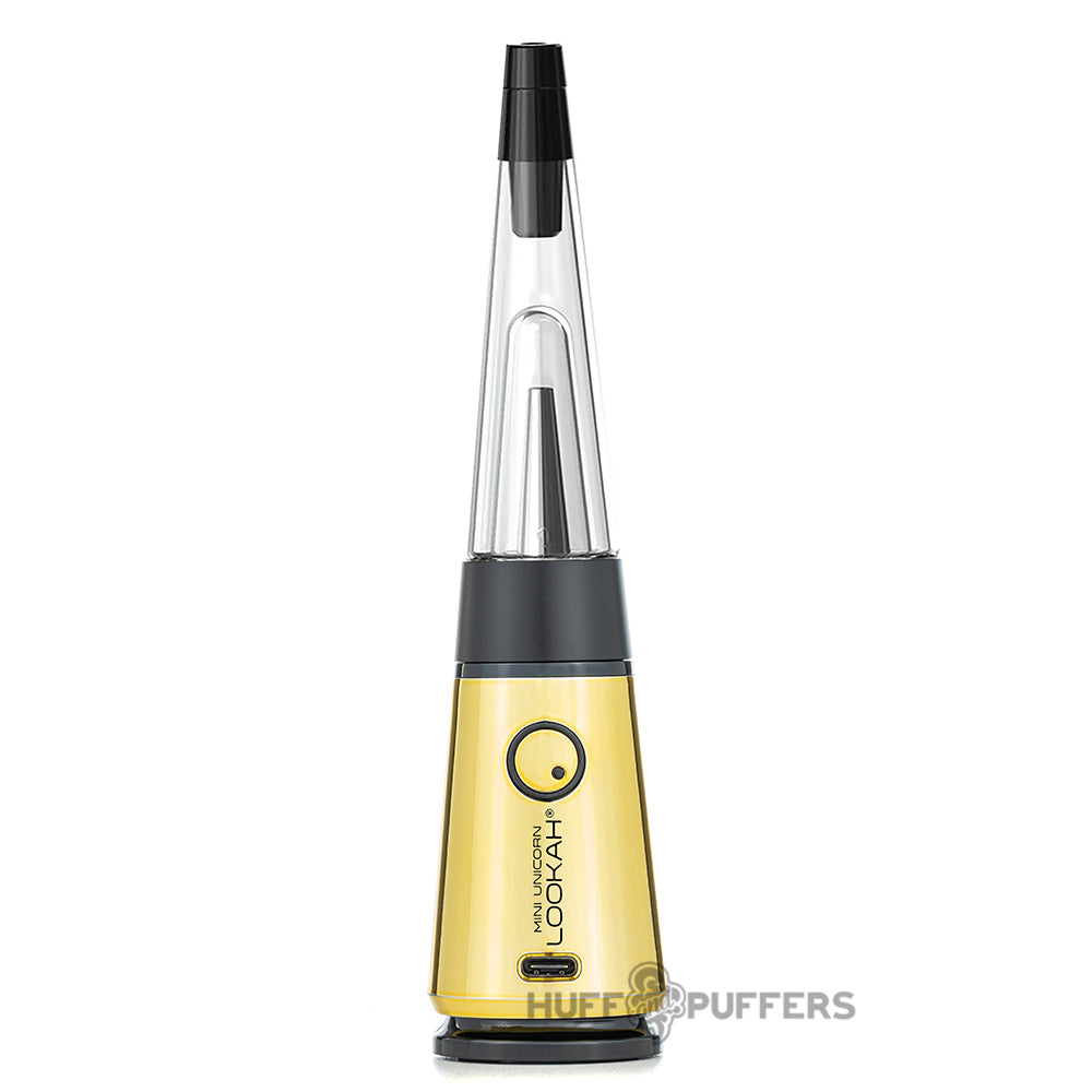 gold lookah mini unicorn dab rig