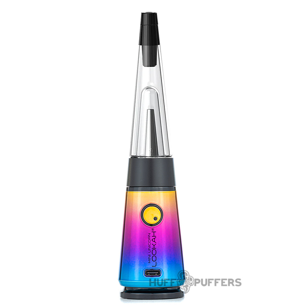 rainbow lookah mini unicorn dab rig
