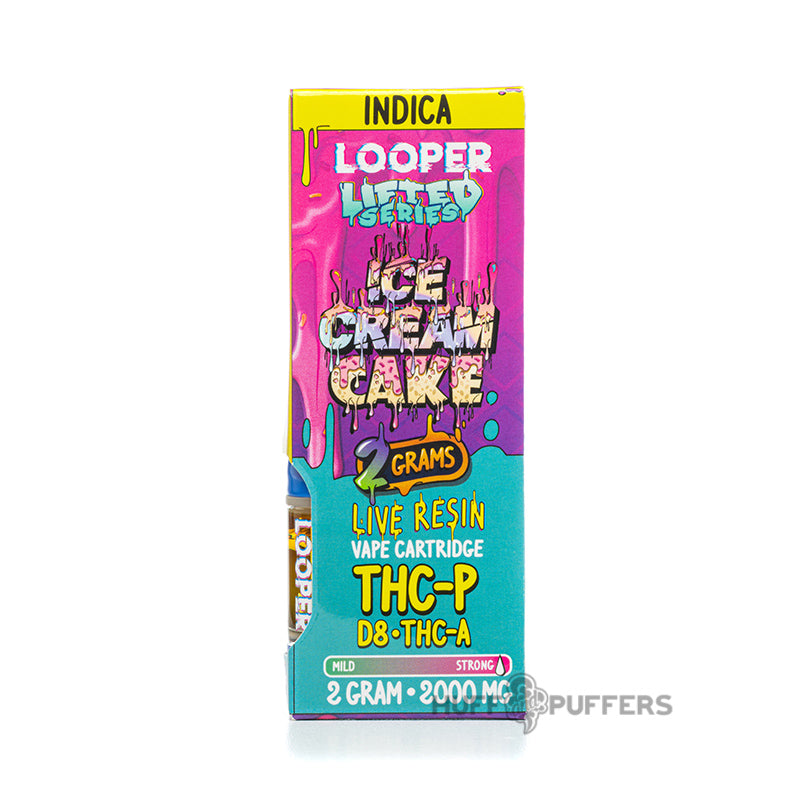looper lifted series 2g cartridge indica ice cream cake packaging