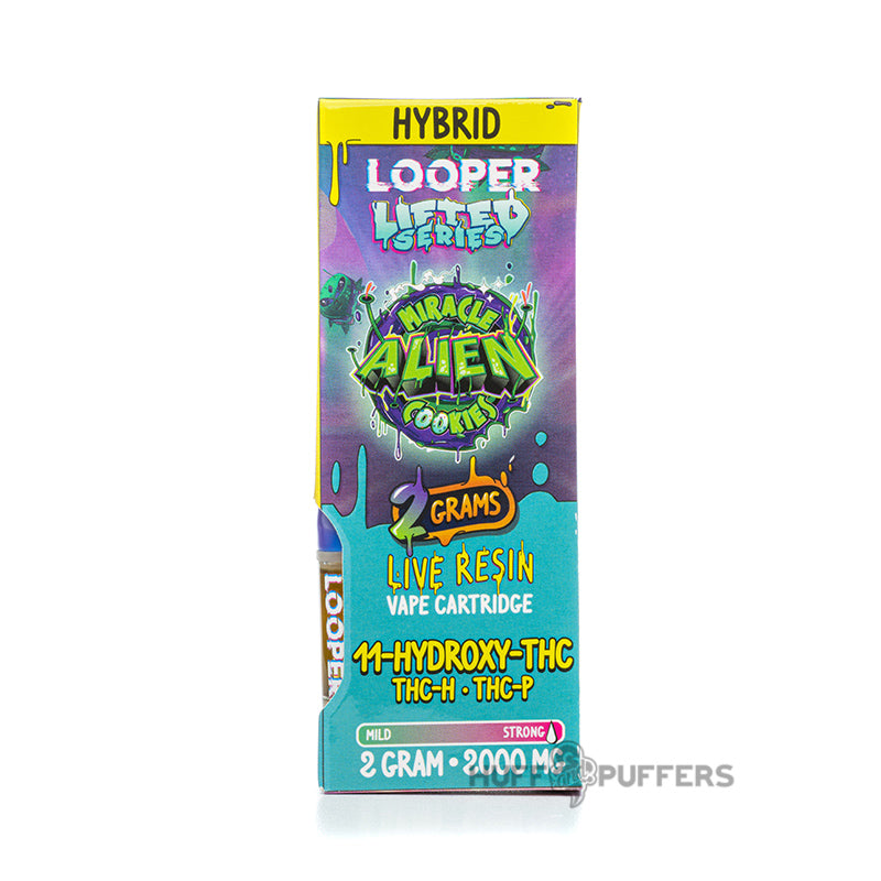looper lifted series 2g cartridge miracle alien cookies packaging