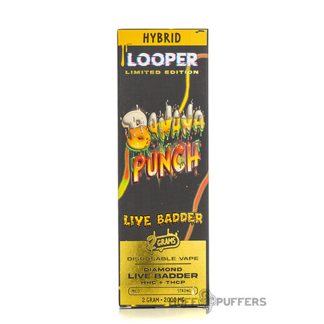 Looper Live Badder Disposable Vape 2G hybrid banana punch