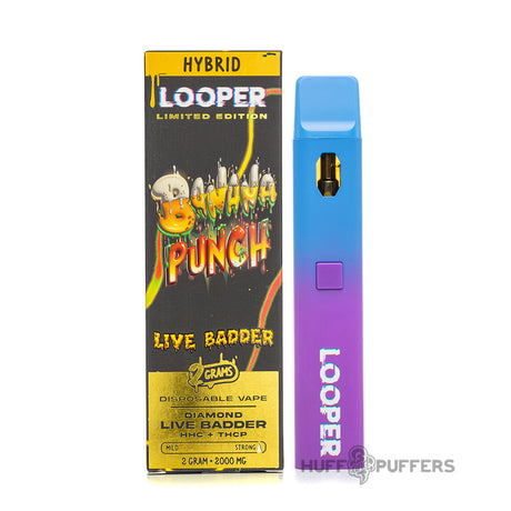 looper live badder disposable 2g banana punch hybrid with device