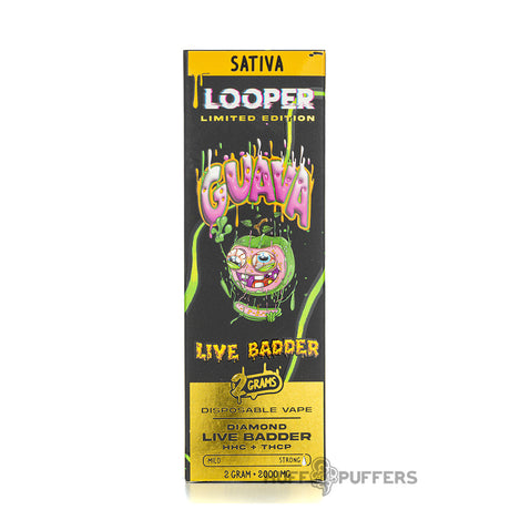 Looper Live Badder Disposable Vape 2G Sativa guava