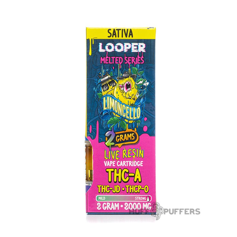 looper melted series 2g cartridge hybrid limoncello packaging