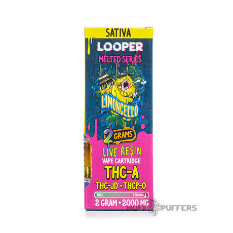 looper melted series 2g cartridge hybrid limoncello packaging