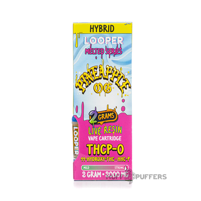 looper melted series 2g cartridge hybrid pineapple og packaging