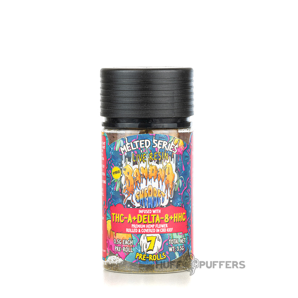 looper melted series pre rolls packaging banana sherbet